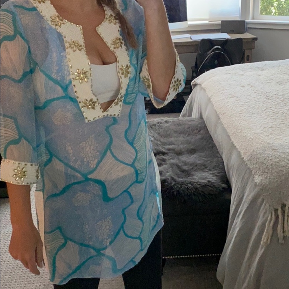 Calypso St. Barth tunic/coverup